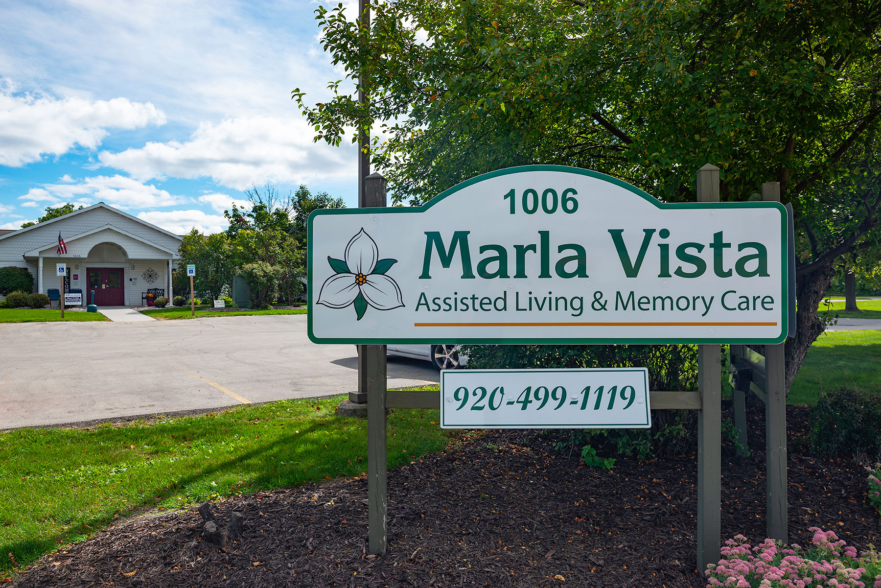 Marla Vista Assisted Living Sign