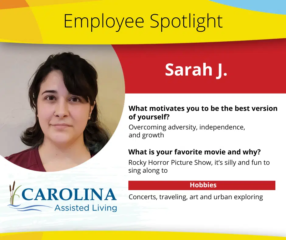 MAY2023 Carolina Employee Spotlight - Sarah J.